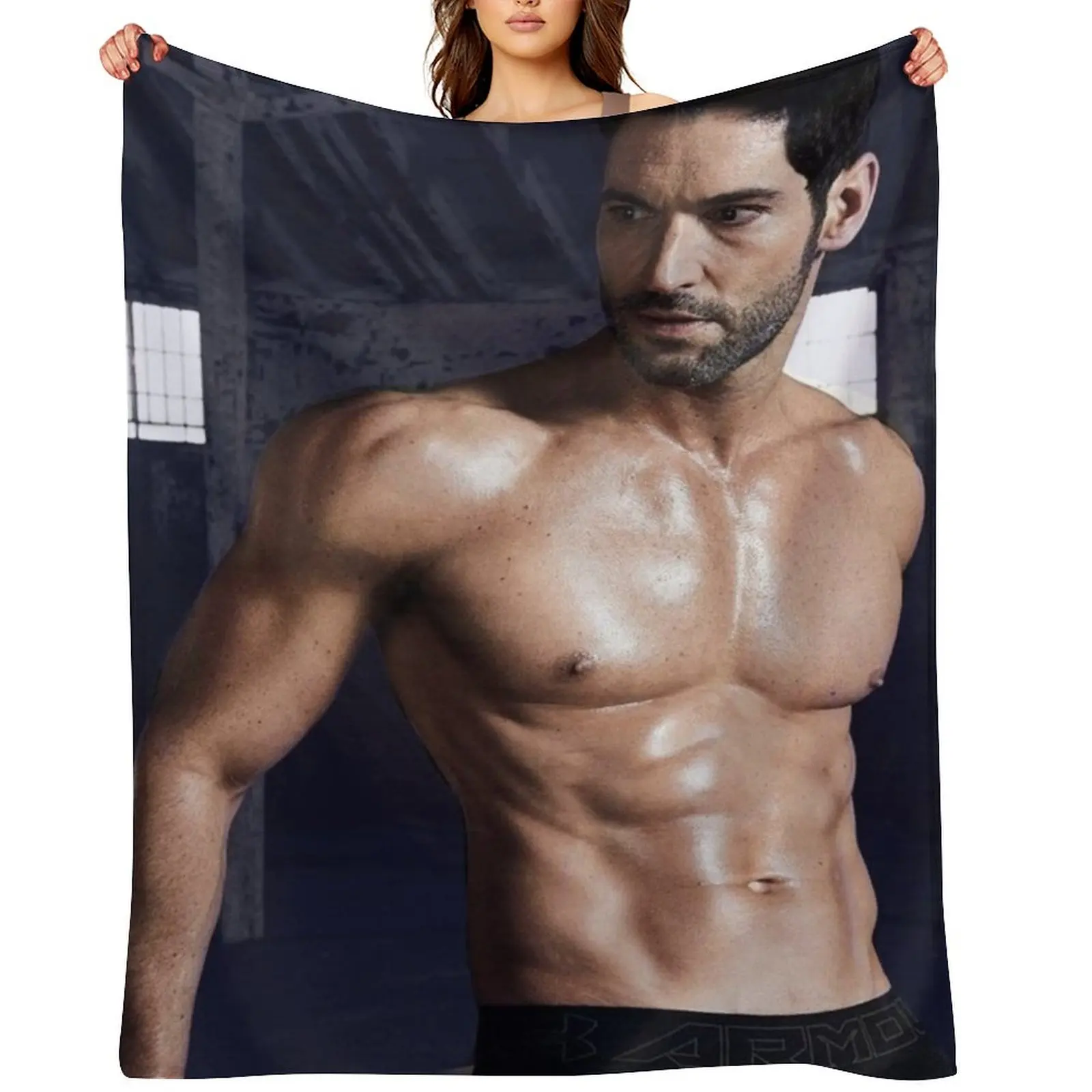 Tom Ellis Throw Blanket valentine gift ideas For Sofa Thin Blankets For Sofas Multi-Purpose Thin Beach Blankets