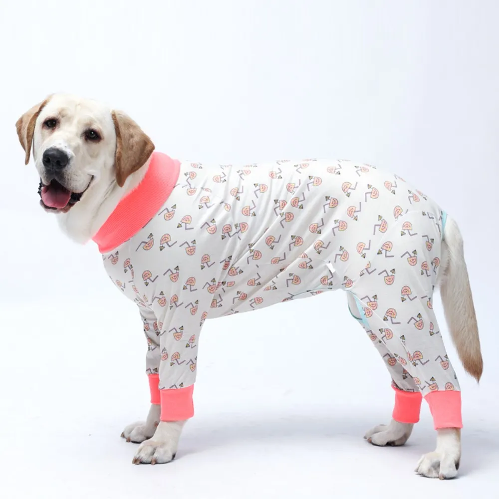 Dog Pajamas Jumpsuit Full Belly Coverage For Pet Surgical Recovery Prevent Licking Wounds Bodysuit Coat Dog Costume