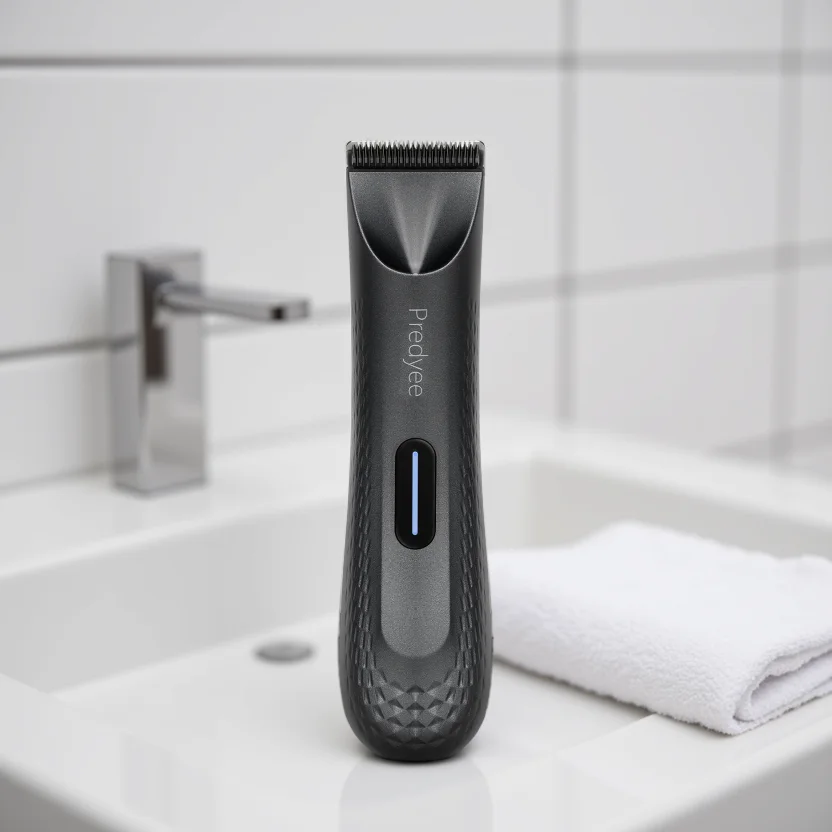 Electric Groin Hair Trimmer for Men,Body Groomer & Pubic Waterproof...