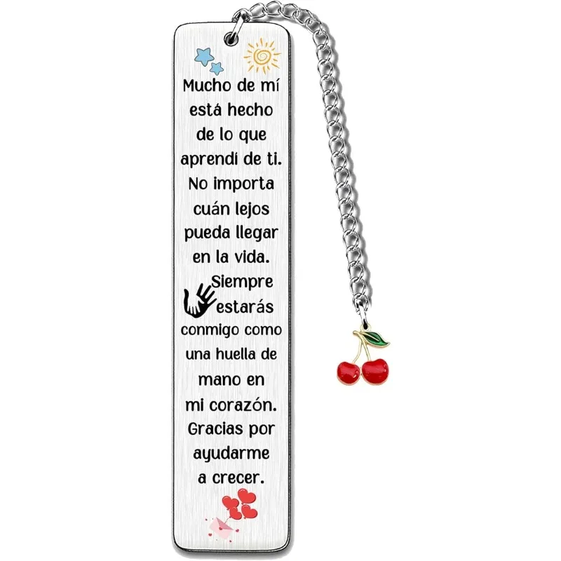 1 bookmark barcapáginas regalos de los profesoración apreciado מרקקאגינאס קומפלאנוס