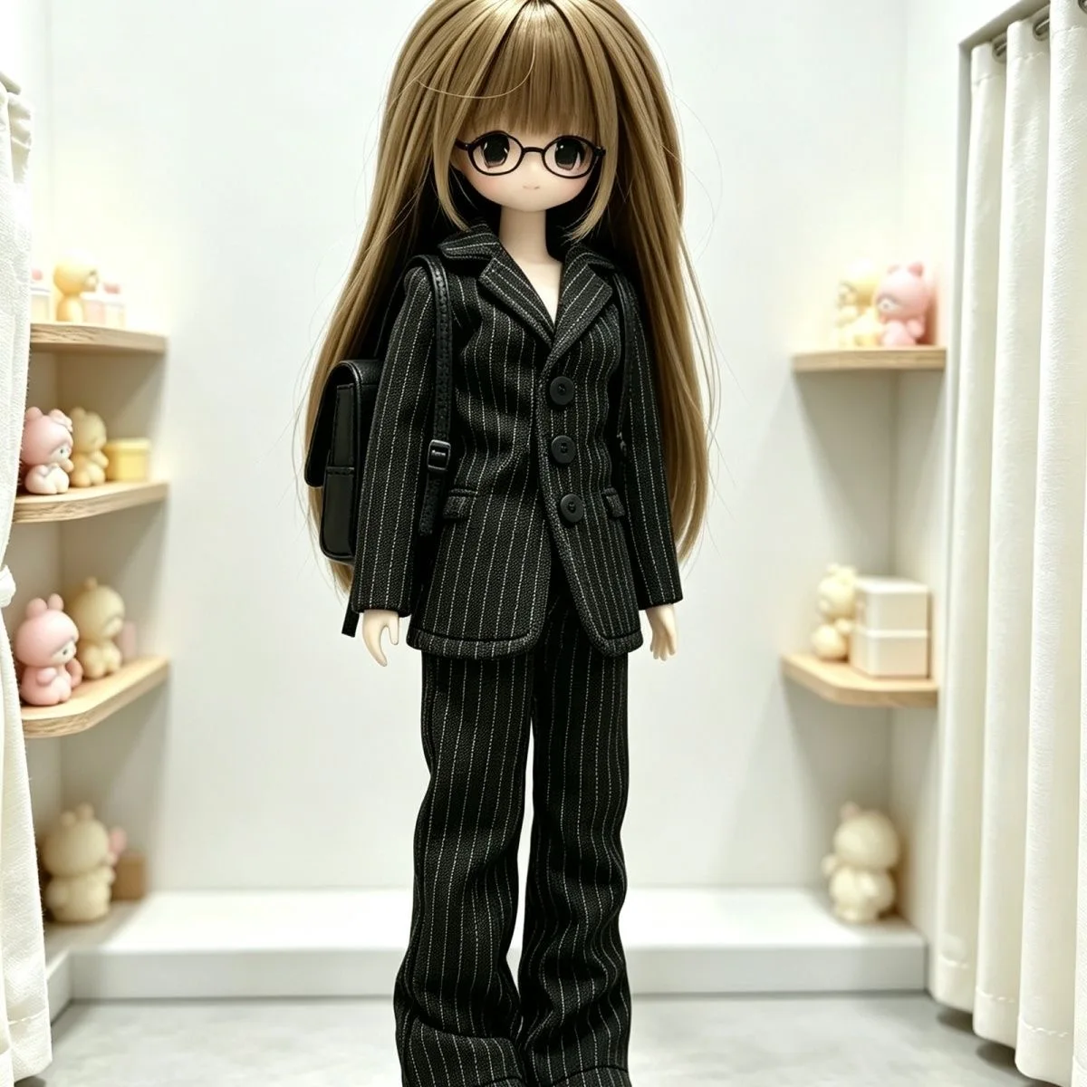 （customization 30day）BJD doll clothes suitable for azone ob22 ob24 size suspender skirt clothing set doll accessories (2 points)