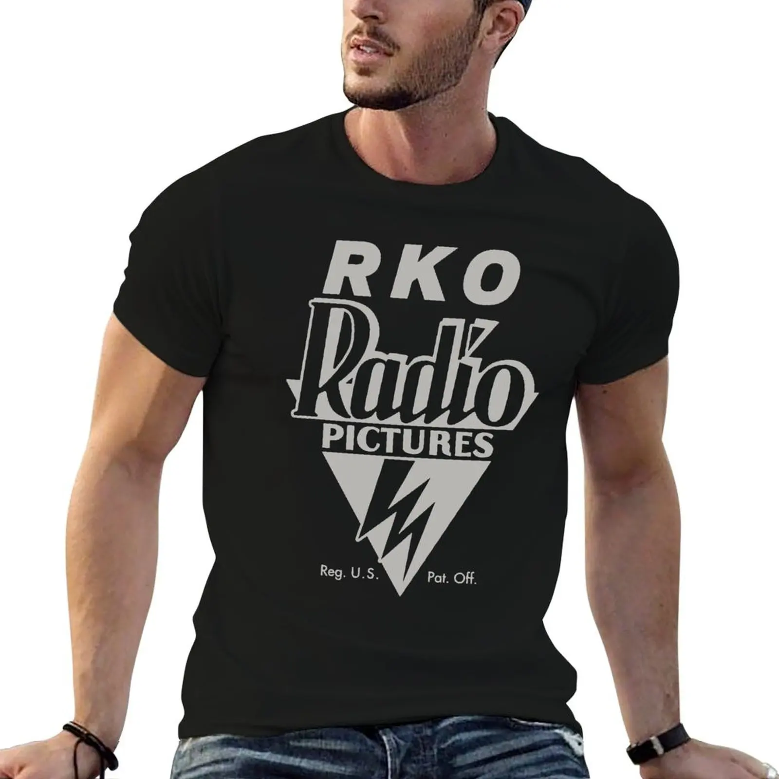

RKO Radio Pictures T-Shirt man t shirts cotton t shirt man plain t shirt for man 100 percent cotton T-shirt