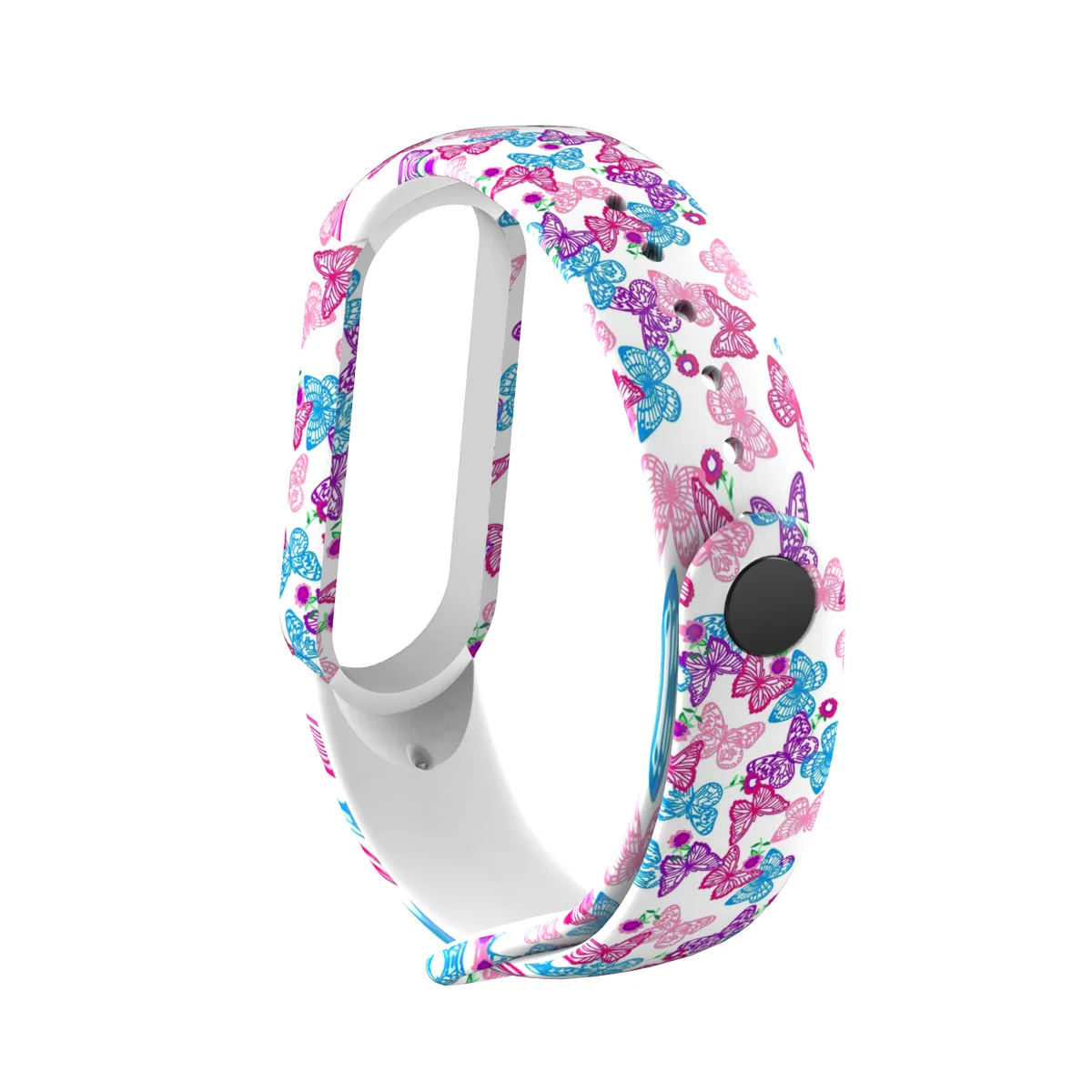 printing style Flowers Strap For Mi Band 3 4 5 6 Silicone Wrist Strap For XiaoMi MiBand 6 sports strap for mi band 5 4 bracelet