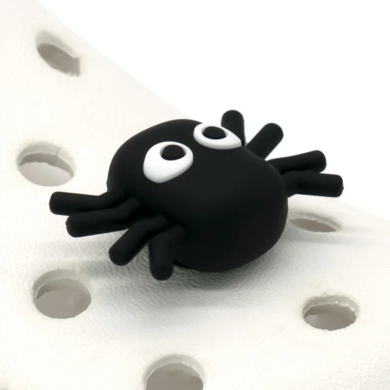 1/15 stücke 3D Halloween Party Horrible Schuh Zubehör Schwarze Katze Geist Hexe Schuh Charms Frau Männer Kinder Pins schnalle Dekorationen – Detail 19