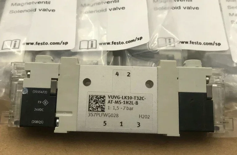 Festo Solenoid Valve VUVG-LK10-T32C-AT-M5-1H2L-B/S Order No. 8042538