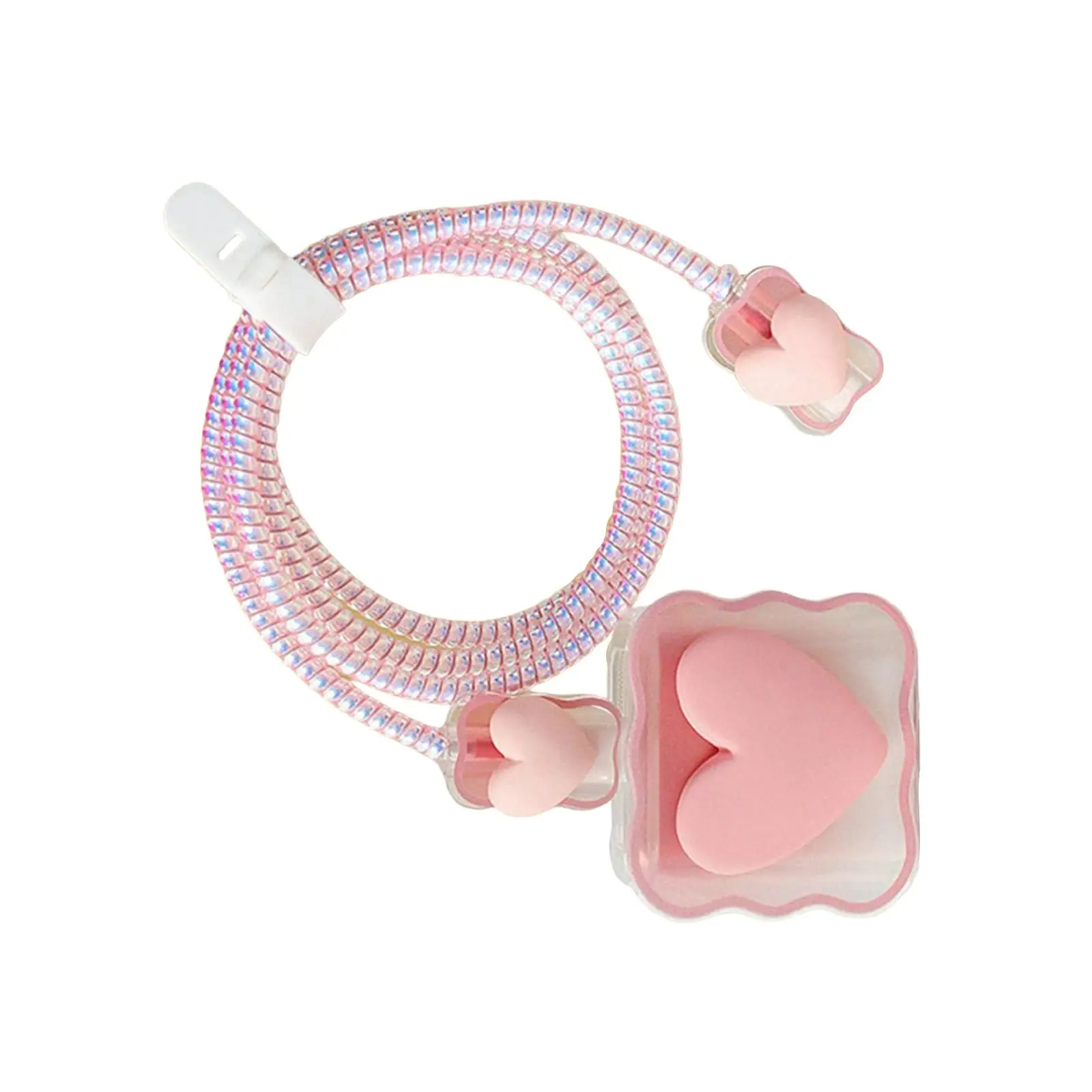 Charger Case, Cute , USB DIY Protector, Cartoon Data Cable, Data Case for Phone, Telephone