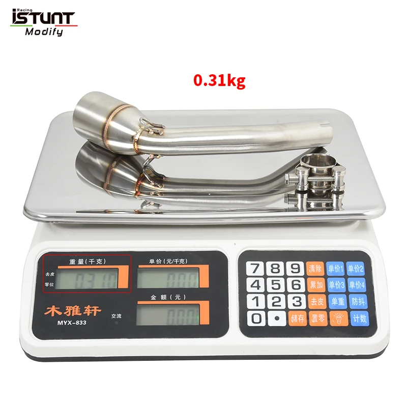 Slip For Honda GROM125 MSX125 SF GROM MSX 125 2021 - 2027 Motorcycle Exhaust Systems Modify Mid Link Pipe Connect 50.8mm Muffler