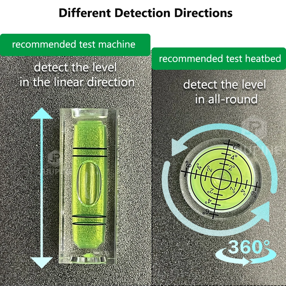 ملحقات الطابعات ثلاثية الأبعاد مستشعر تسوية السرير الحراري مستوى الفقاعات طقم الطباعة ثلاثية الأبعاد أداة كشف الطباعة لـ Bambulab Creality K2 Plus #4