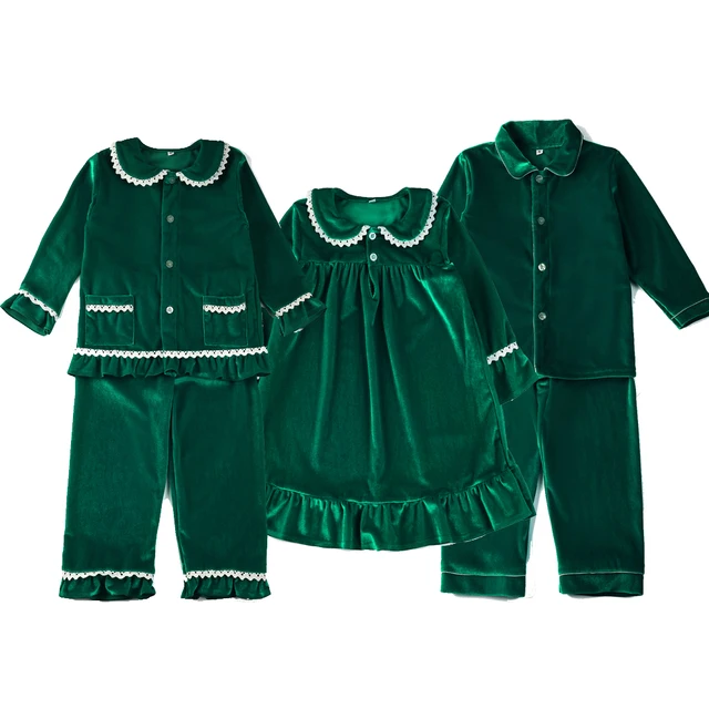 Hot Sale Matching Family Unisex Clothes Christmas Pyjamas Sets Soft Velvet Boys And Girls Ruffle Christmas Baby Pajamas Sets 5 Hot Sale Matching Family Unisex Clothes Christmas Pyjamas Sets Soft Velvet Boys And Girls Ruffle Christmas Baby Pajamas Sets 5