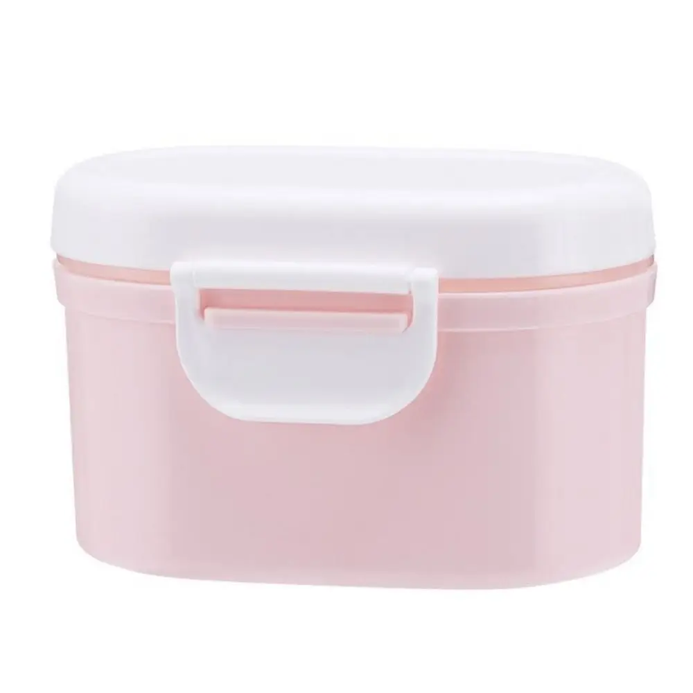 Portable Infant Milk Powder Box with Scoop BPA Free Baby Milk Powder Dispenser Multifunctional Leakproof Baby Food Storage Box