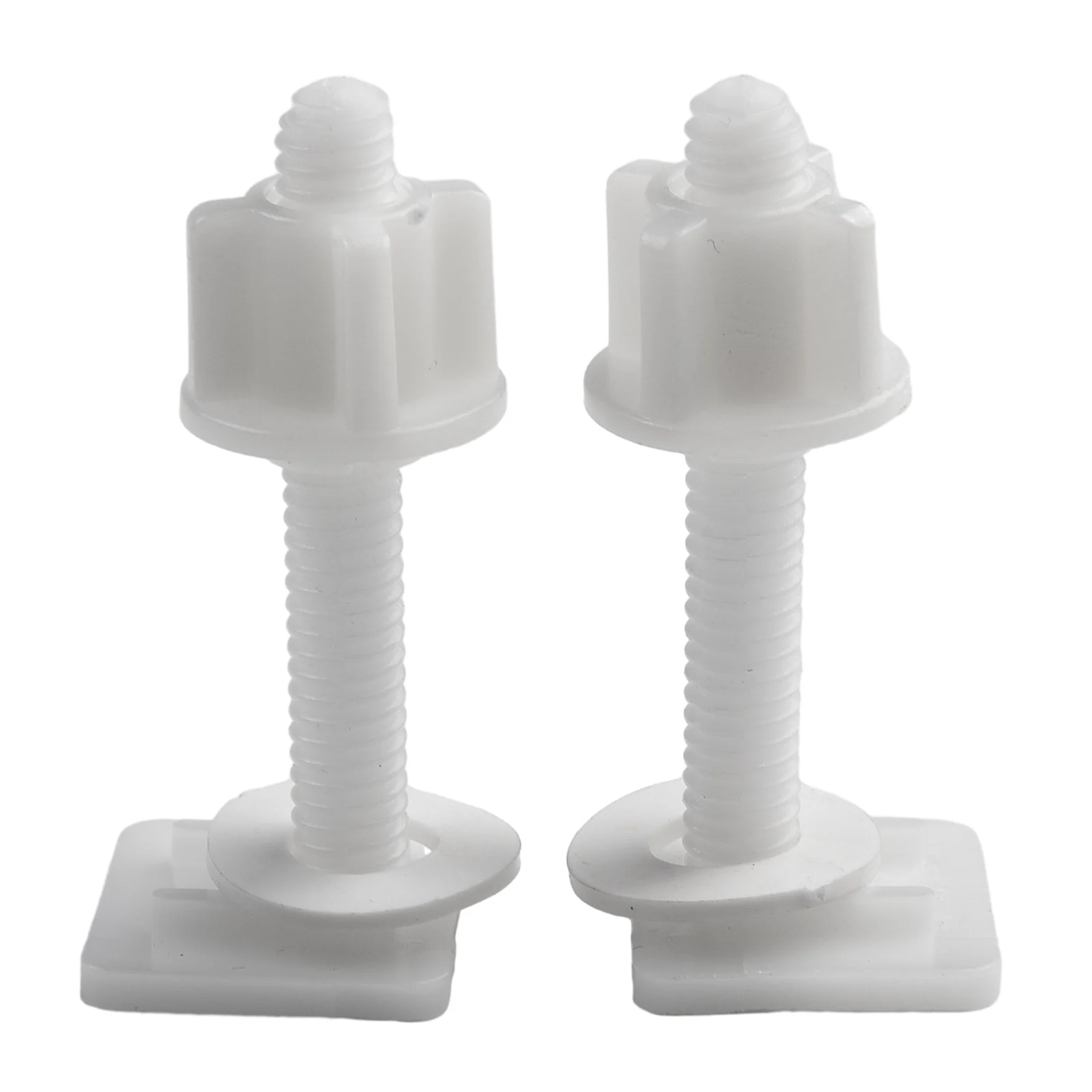 2pcs Screws Spirals Washers Plastic Toilet Seat Hinge Repair Accessories Home Improvement Hardware Bathroom Supplies
