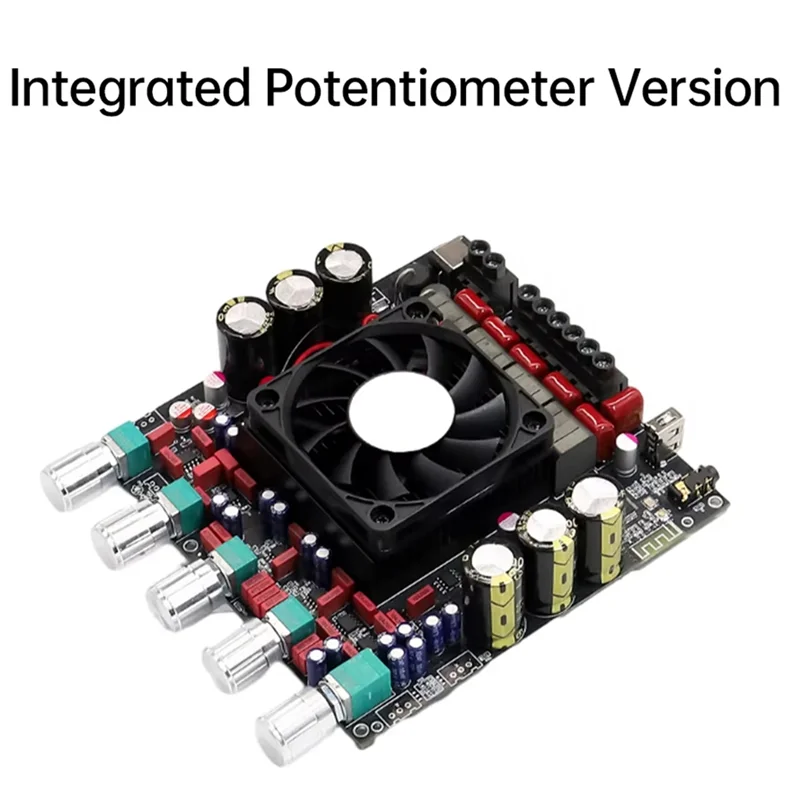 【البيع الساخن】مضخم صوت 2.1 قناة 300Wx 2+ 600W لوحة مضخم صوت ستيريو رقمية تتميز بشريحة Tpa3255 المستوردة TPA3255