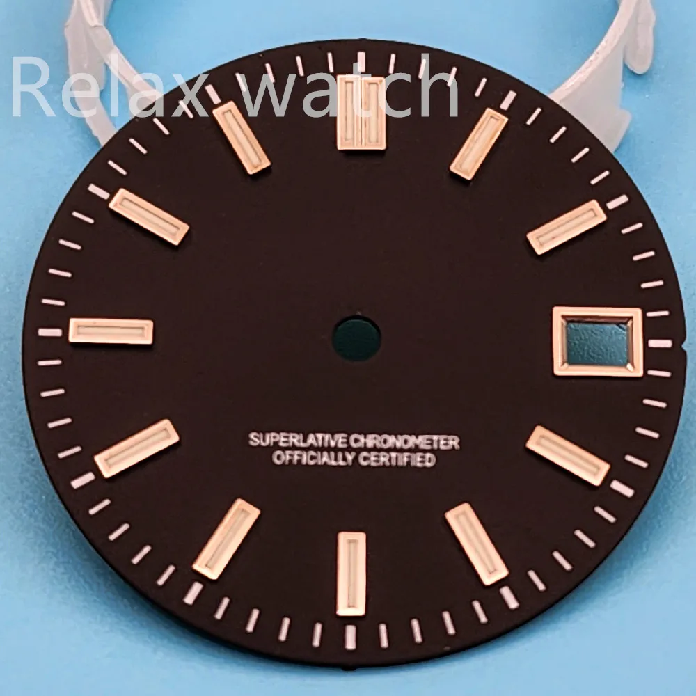 29MM Green Luminous Dial for NH35 NH36 Automatic Movement