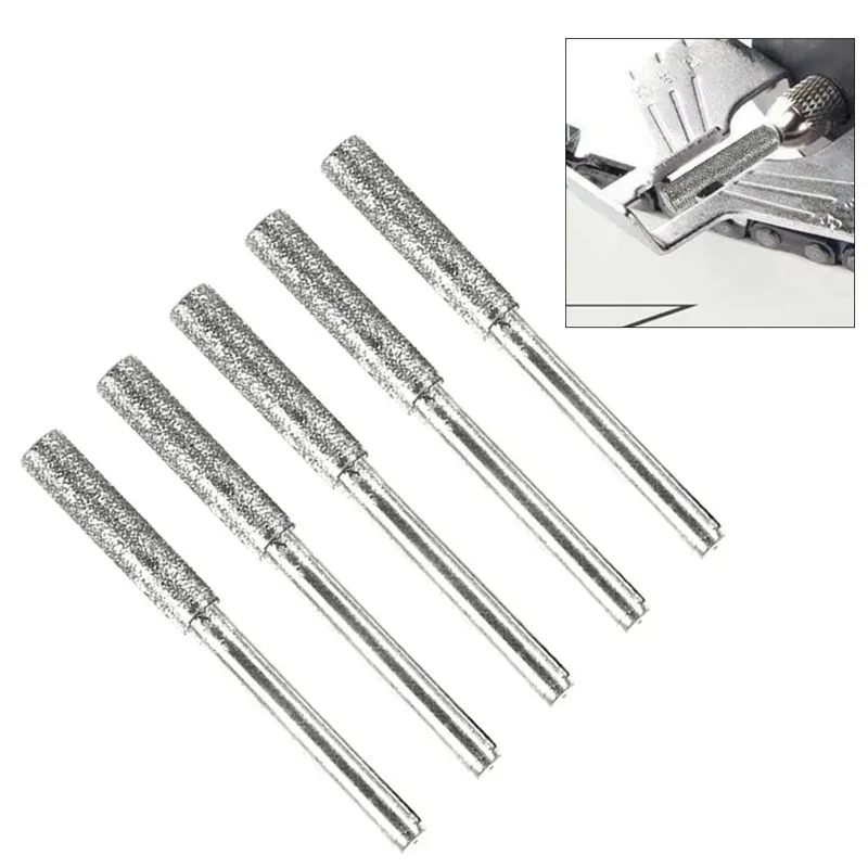 

4Pcs 4mm Silver Diamond Grinding Bits, High Speed Sharpener Bits for Electric Saw Outdoor Construction