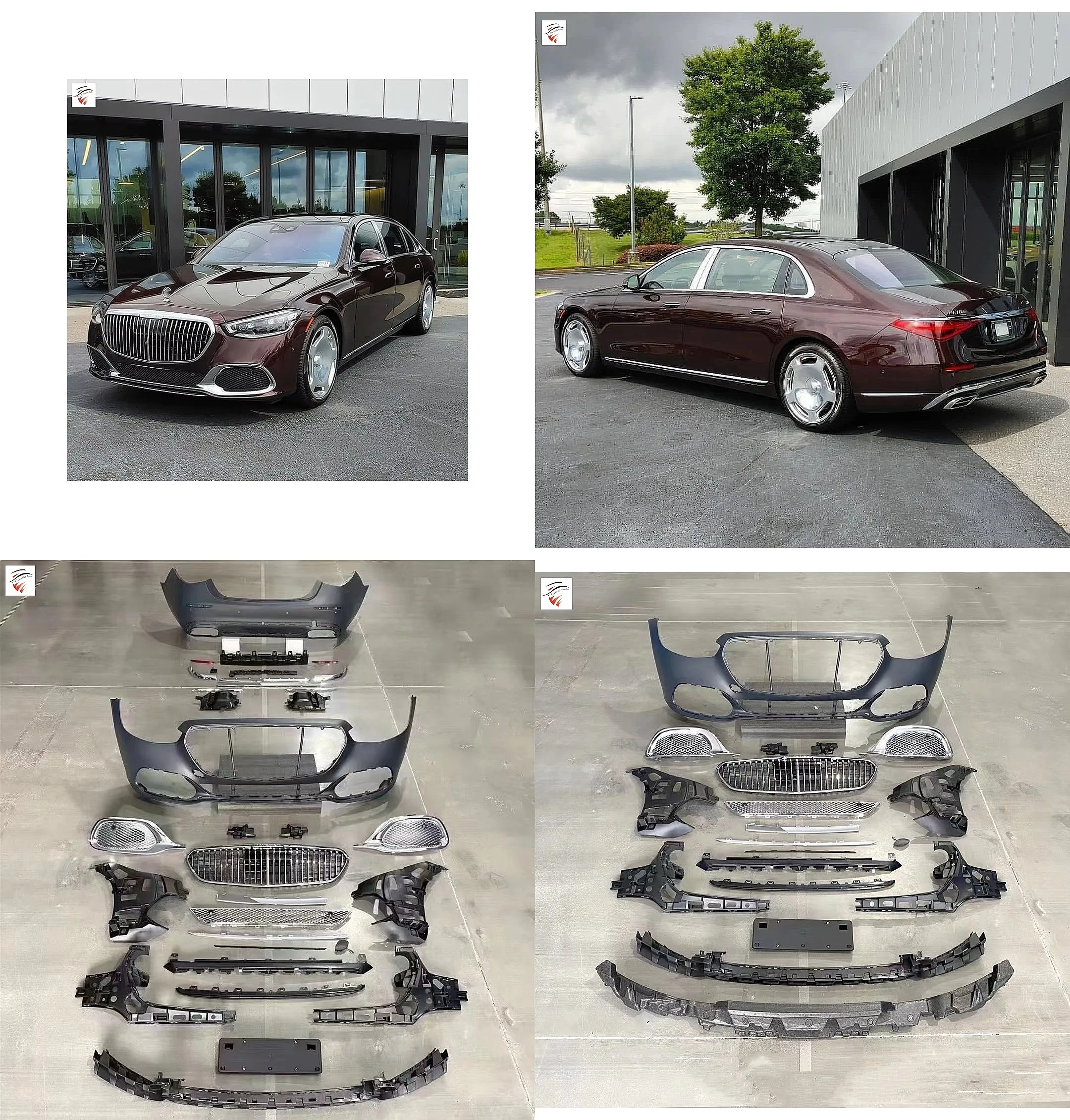 

High Quality Full Body Kits for 2021/2022 Mercedes Benz W223 S Class Upgrade Maybach Style