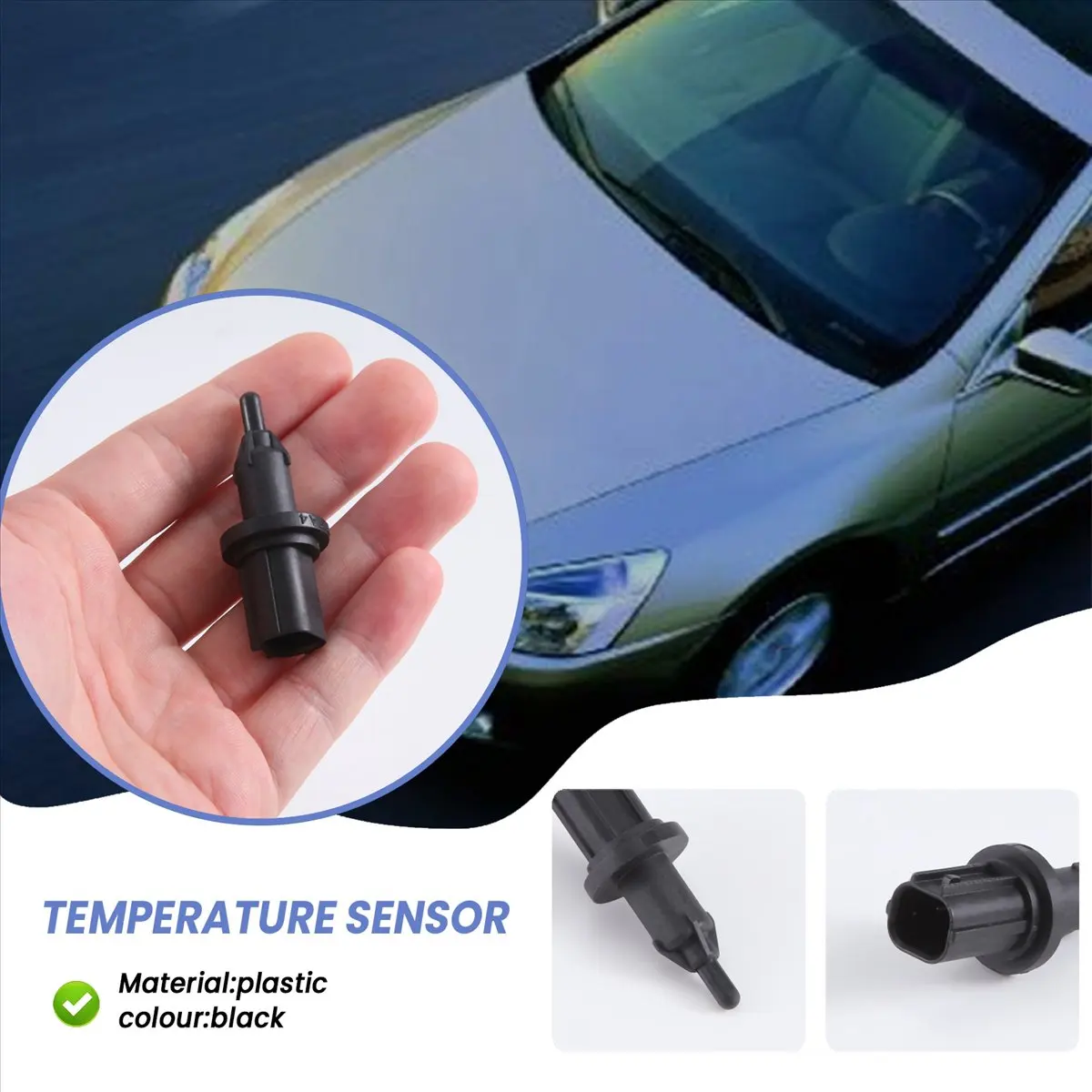 37880-PLC-004 Air Intake/Charge Temperature Sensor for Acura - Honda New Arrivals