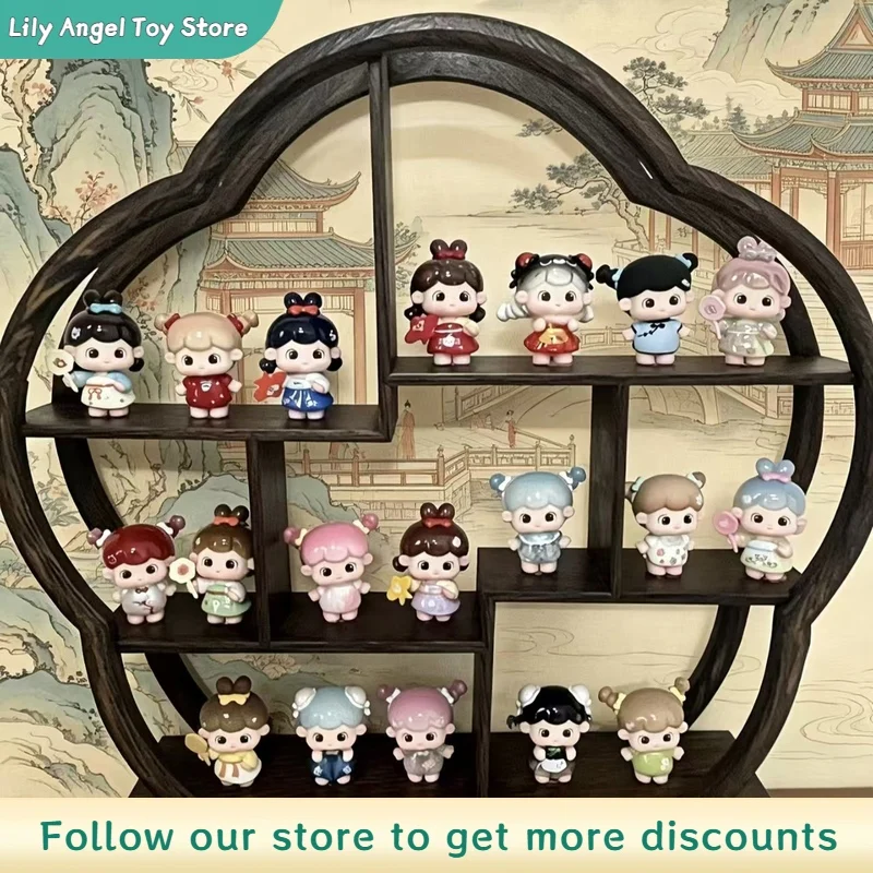 Original Tangtang Seasonal Scenery Series Full Set Blind Box Surprise Blind Bag Cute Chinese Style Mini Figurine Desk Decor Gift
