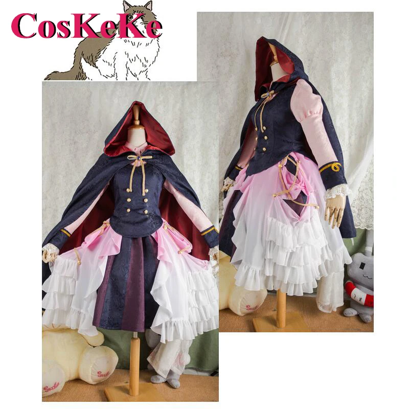 CosKeKe [Customized] Remilia Scarlet Cosplay Anime Game Touhou Project Costume Gorgeous Lolita Dress Party Role Play Clothing