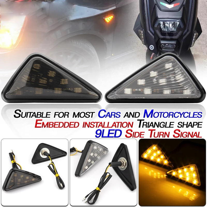 LED Motorcycle Turn Signal Light Universal Led Motorbike Lampe Amber Blinker LED Indicators Light Universal