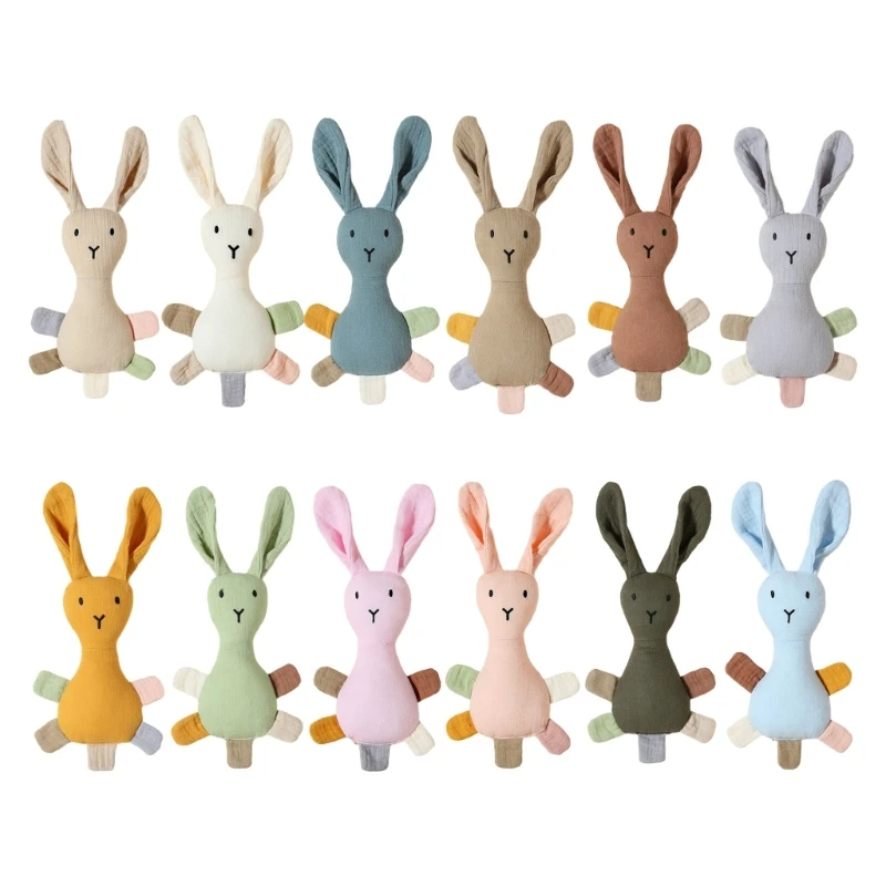 

B2EB Sleeping Rabbit Snuggle Toy Sleep Toy Chewing Toy Teether Soothing Toy