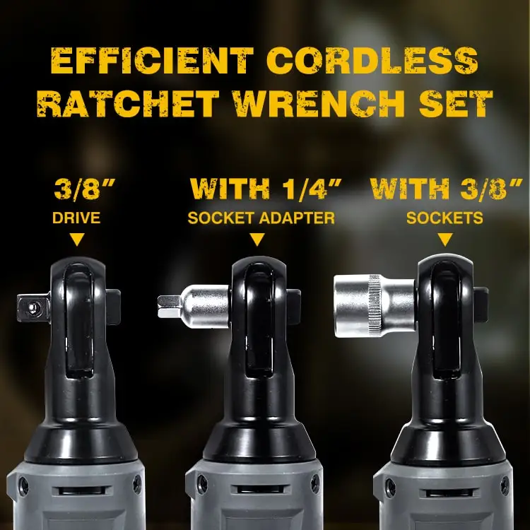 Akku-Ratschenschlüssel mit Li-Ionen-Akku, kabelloser Stromschlüssel