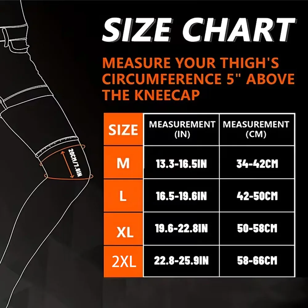 1pc Sports Full Leg Compression Sleeves,Graduated Compression Stockings for Thigh Calf Knee Support, Breathable Long Leg Sleeve