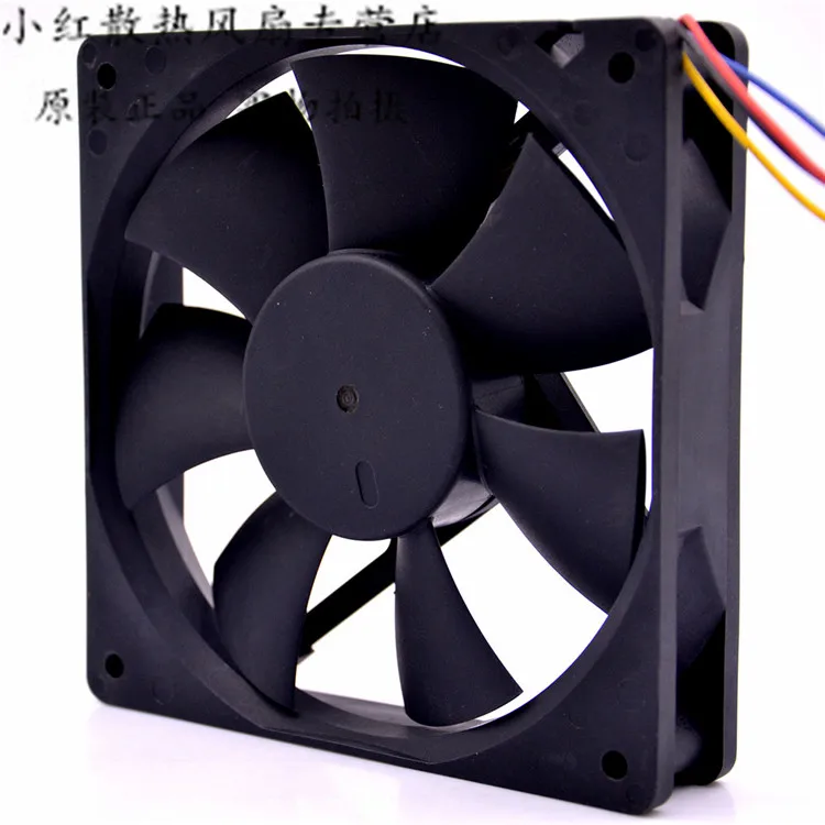 AVC DA12025B12L DC 12V 0.30A 120x120x25mm 4-Wire Server Cooling Fan