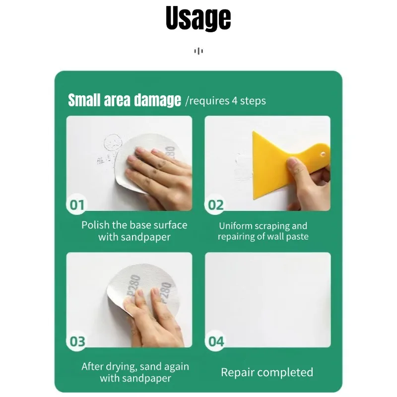 100 جرام وكيل إصلاح الجدار مقاوم للماء جدار مغسلة الكراك إصلاح كريم صالح Mouldproof التجفيف السريع التصحيح استعادة أداة المنزل
