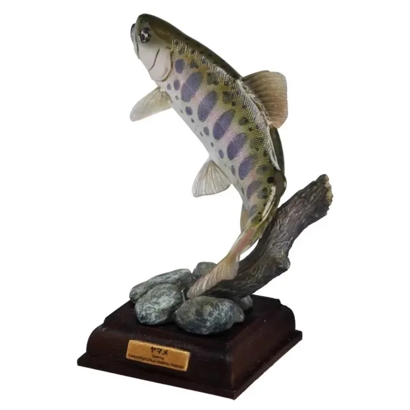 Suplemento de peixe japonês edição especial gashapon brinquedos sweetfish sculppins zacco ornitorrinco figura de ação modelo ornamentos brinquedos