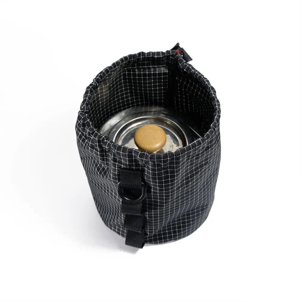 UHMWPE Water Bottle Storage Bag Outdoor Camping Kettle Storage Bag Lightweight Small Gas Tank Storage Jacketed Kettle Sundry Bag