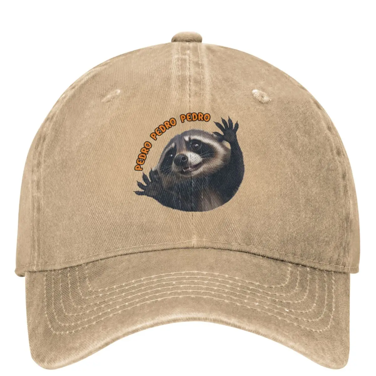 Pedro Dancing Raccoon Video Meme Denim Baseball Cap Animals Print Running Hippie Trucker Dad Hat Couple Cool Baseball Caps