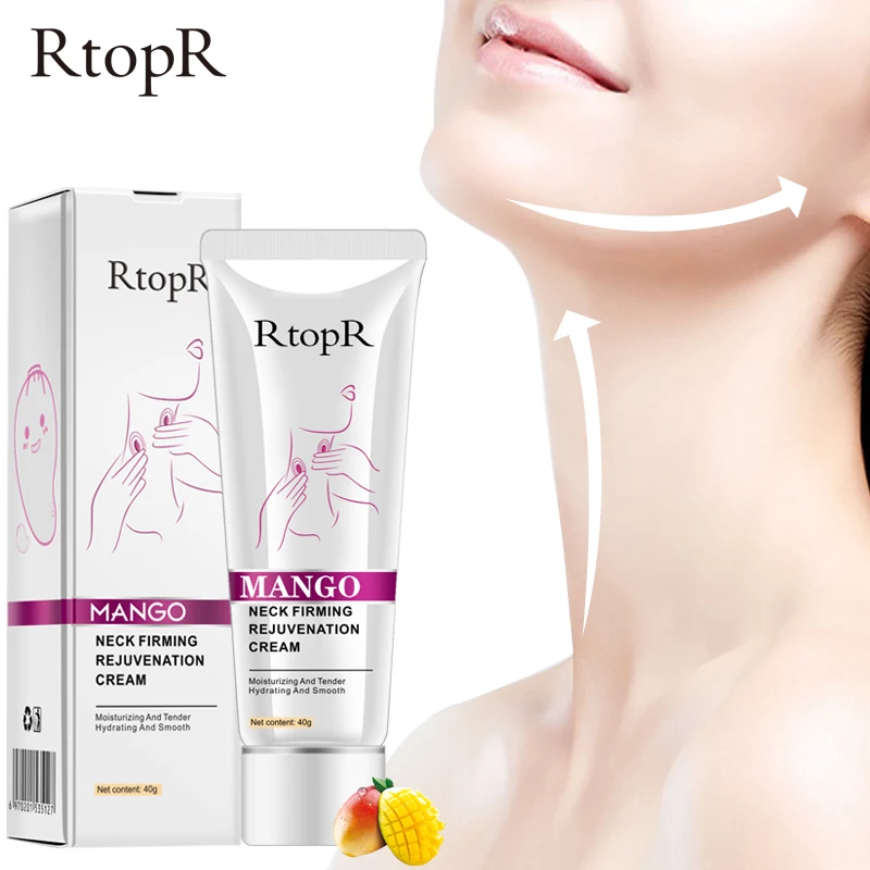 

RtopR 40g Neck Firming Wrinkle Remover Cream Rejuvenation Firming Skin Whitening Moisturizing Shape Beauty Neck Skin Care TSLM1