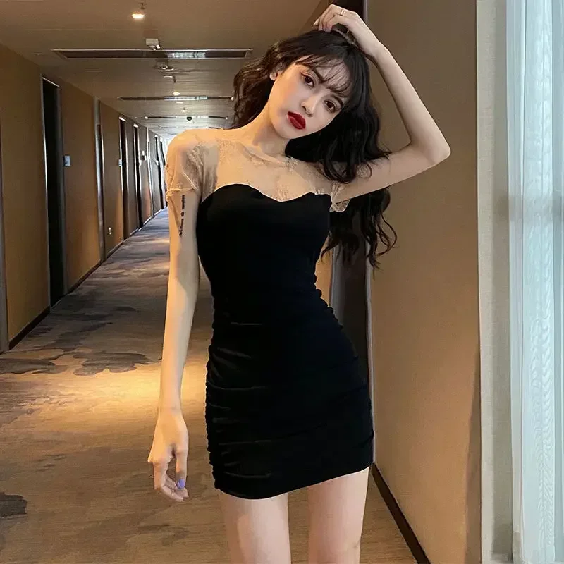 Women's Long Sleeve Dresses Fashion Sensual Sexy Trend Female Dress Elegant Party Hot Cheap Casual Autumn and Winter G Youth Y2k