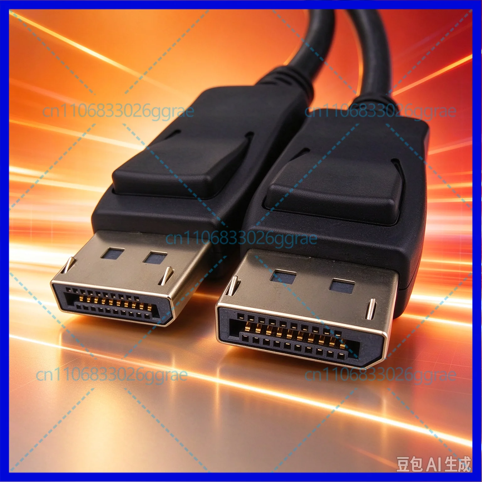 2PCS DP Cable For 2K4K 60HZ 144Hz High Definition Monitor Cable For AOC ASUS DELL Samsung