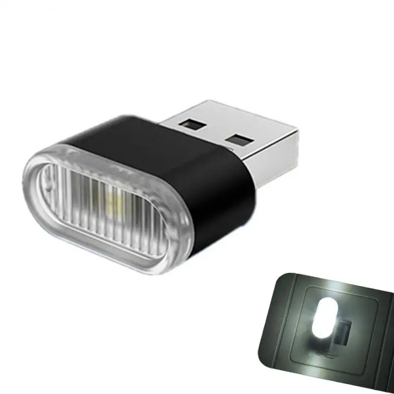 AvvRxx Mini LED Car Light Auto Interior Atmosphere USB Light Decor Plug And Play Lamp Emergency Lighting PC Auto Products