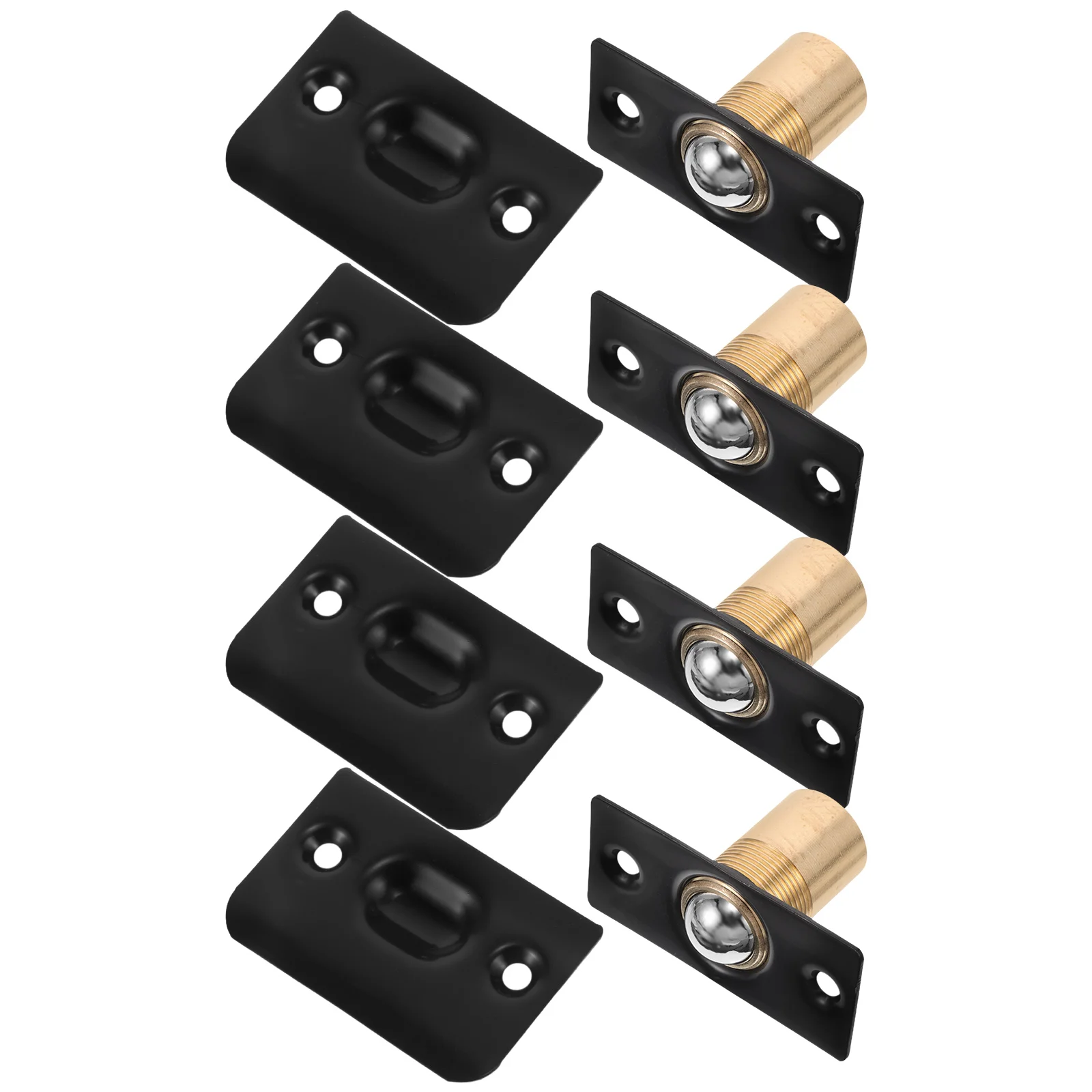 

4pcs Door Beads Catch Stainless Steel Adjustable Spring Ball Door Latches Catches for Doors Cabinet Hardware Latch