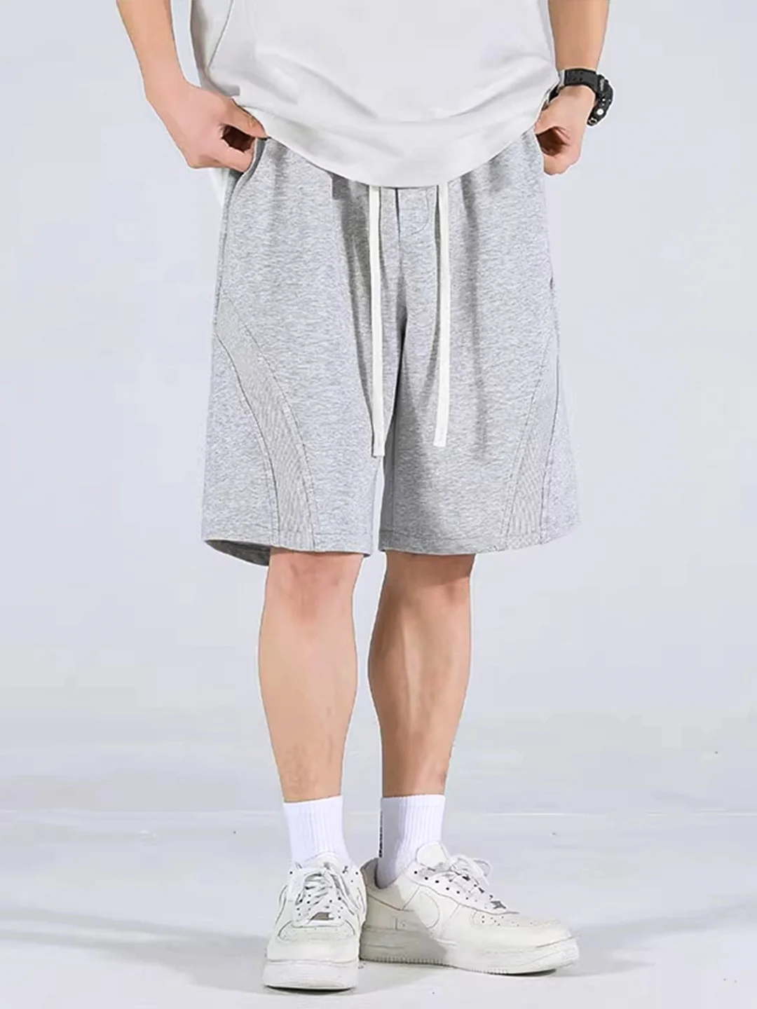 

Универсальные летние спортивные шорты для мужчин: американские баскетбольные, для бега, фитнеса, повседневные, молодежные, укороченные