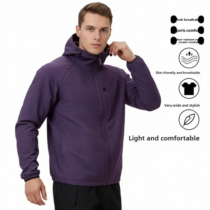 

Новая весенне-осенняя легкая дышащая куртка-софтшелл из сетки для активного отдыха, ветрозащитная, водоотталкивающая, для спорта и повседневной носки