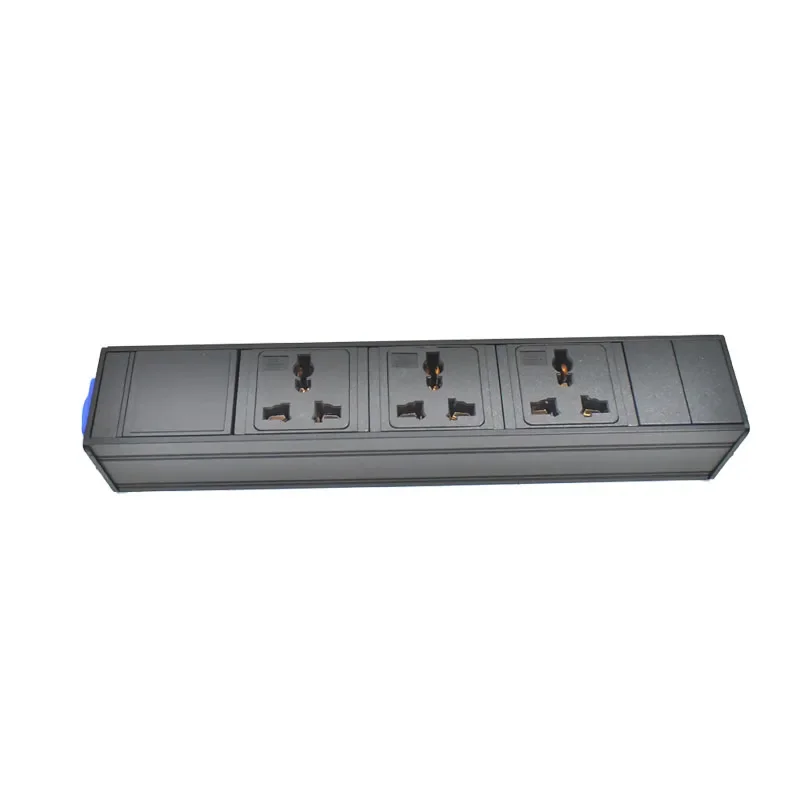 PDU power strip Schuko Link box 1-9 AC 10A universal output socket aviation input aviation output large hole spacing socket