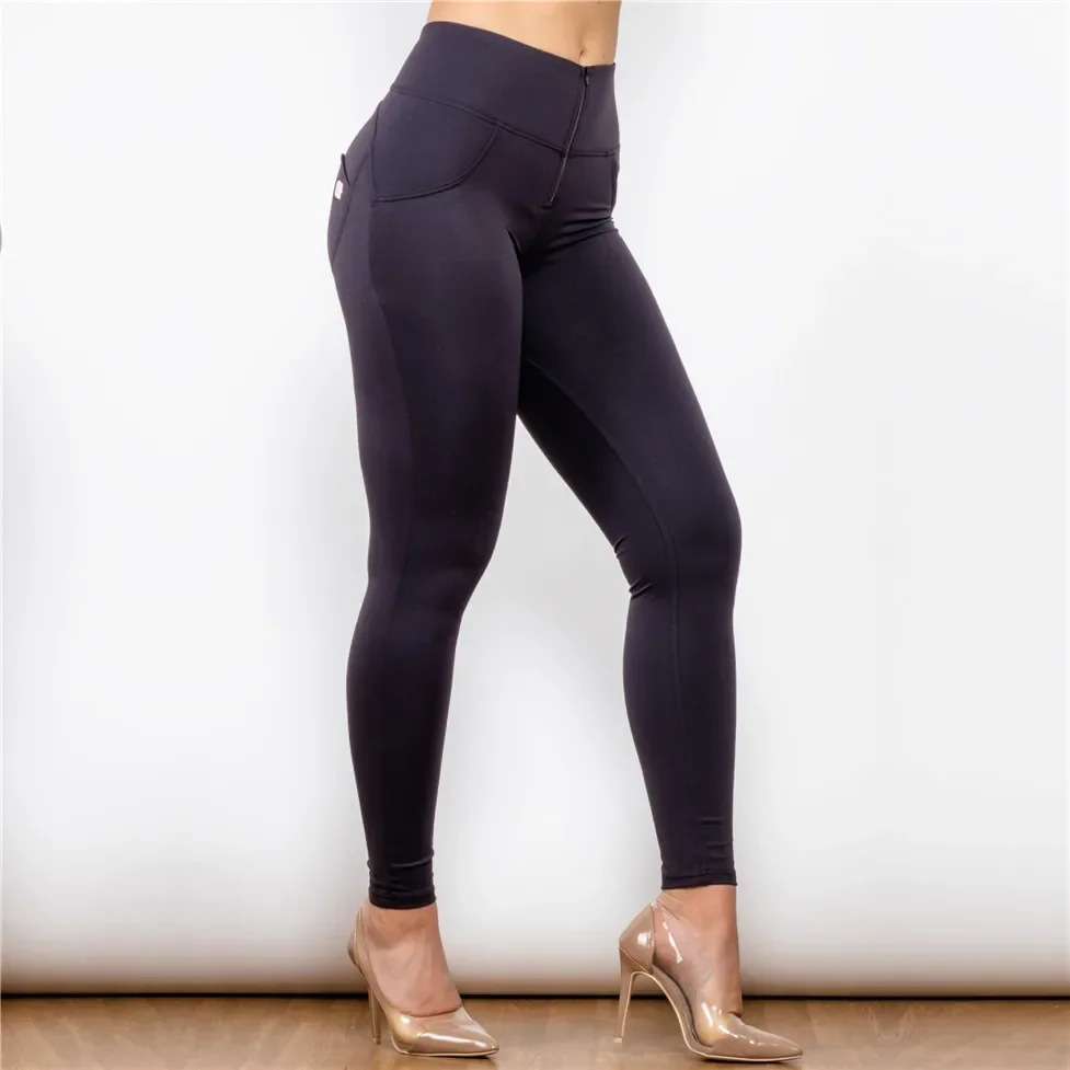 Shascullfites Leggings de entrenamiento de cintura alta cuatro maneras estirables Irlanda negro gimnasio medias Push Up niñas Legging deportivo