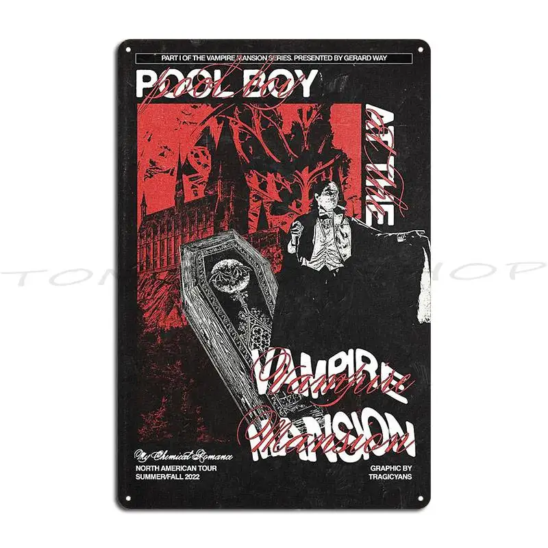 Interview With The Vampire 2x05 Poster Metal Plaque Poster Cinema  Rusty Wall Custom  Tin Sign Poster