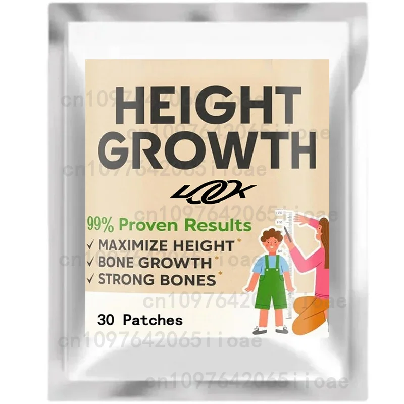 Hot Sale Calcium, Vitamin D3 & Zinc Patch: Promotes Bone Growth, Natural Height Increase, Boosts Bone Strength for Kids & Teens