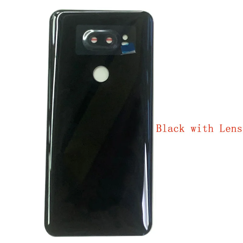 Battery Case Cover Rear Door Housing Back Cover For LG V35 ThinQ LMV350 Battery Cover with Camera Lens Logo