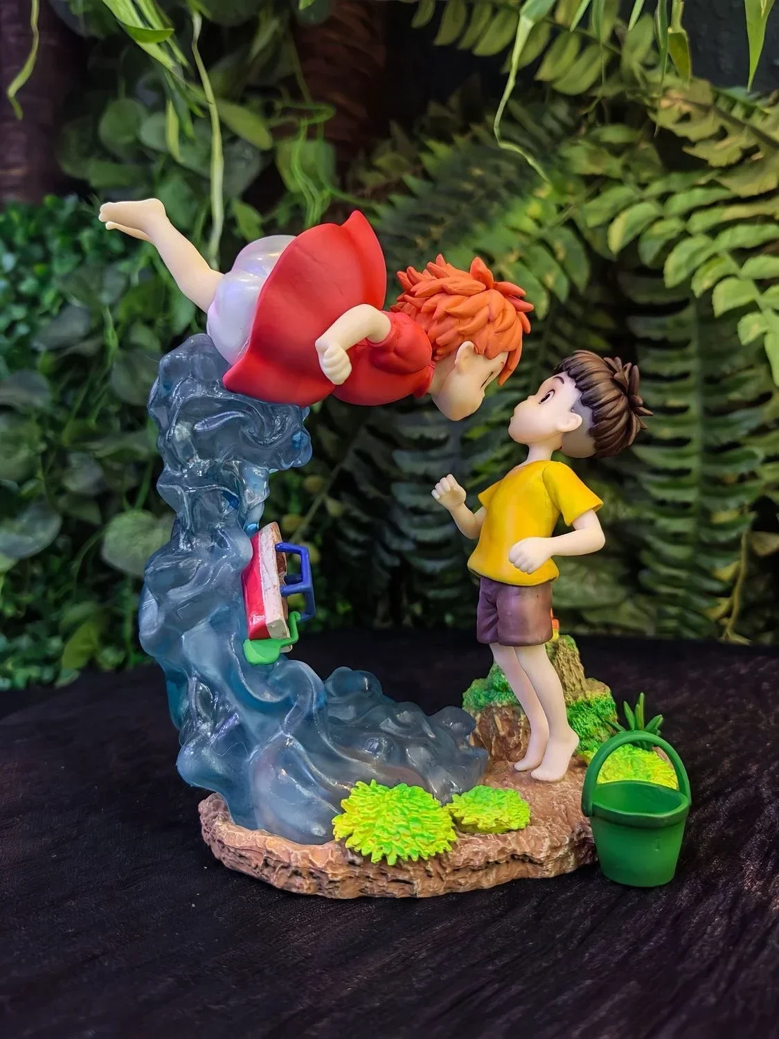 بونيو على الهاوية الشكل بونيو سوسكي سيغال الشكل بولي كلوريد الفينيل Gk تمثال أنيمي عمل تمثال 15 سنتيمتر نموذج دمية جمع لعبة طفل هدية #1