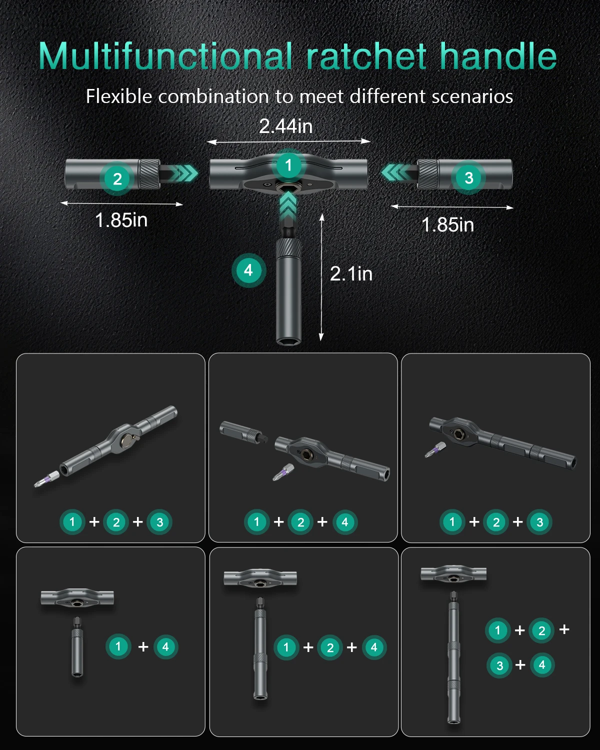 Magnetic Ratchet Screwdriver S - огляд і ціна Watches & Jewelry Tsukiu