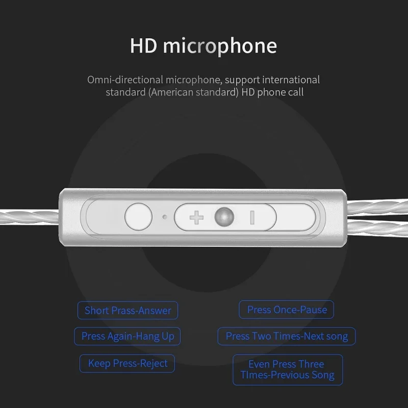 ZLRLMHY Wired Earphone Sport Earbuds In Ear Stereo Monitor Headset Music Phone Running DJ Bass HiFi Headphones With Microphone