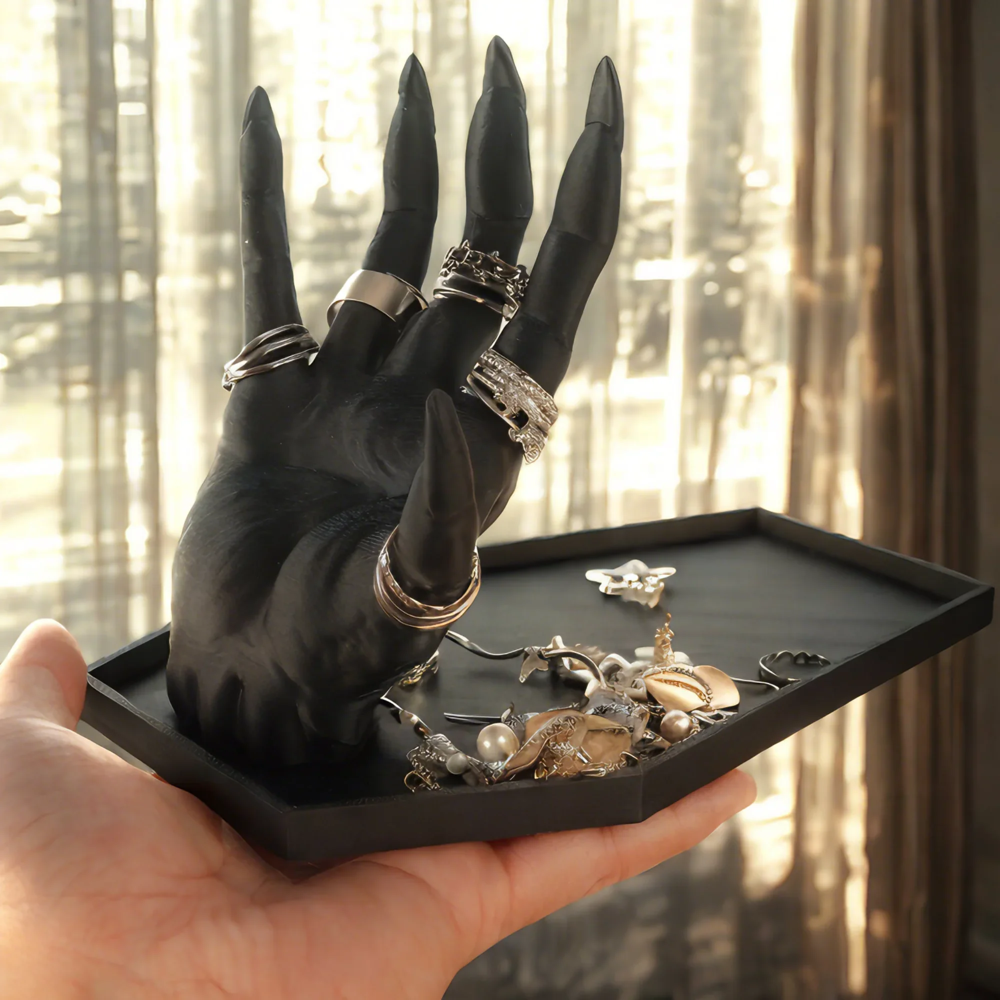 ขาตั้งเครื่องประดับมือปีศาจสไต - Body Jewelry Websites บทวิจารณ์และราคา