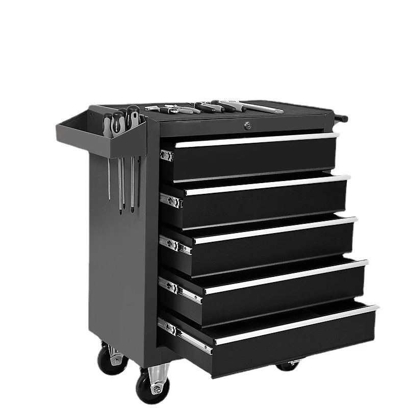 

Drawer Auto Repair Tool Cart, Mobile Tool Cabinet Cart, Repair Workshop Parts Cabinet, Iron Heavy Tool Cabinet