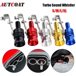 Universal Turbo Sound Simulator Apito, carro Exhaust Pipe Apito, veículo Som Silenciador, S, M, L, XL, 1Pc