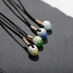 Simple Ice Cracked Ceramic Necklace Miredo Jewelry Wholesale Fashion For Women Girl Gift